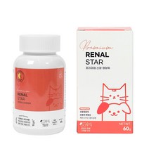정품 국산 강아지 고양이 멍냥이랑 레날스타 신부전 신장 영양제, 1개, 상품상세참조, 건강한맛