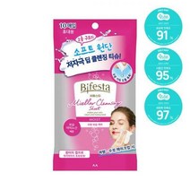 비페스타 미셀라 클렌징 티슈 모이스트 10매입 휴대용, 1개, 10개