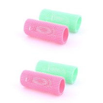 주트 헤어롤 구르프(지름45)길이100mm 4입 독일 구르프 혼합색상