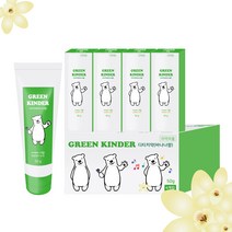 그린킨더저불소치약 바닐라민트50G X 4개입 1세트 에코서트 USDA, 50g x 4개입