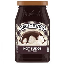 Smuckers Hot Fudge Topping 미국 스머커즈 핫 초코 퍼지 초콜릿 토핑 시럽 11.75oz 333g 6병, 6개