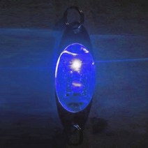 휴대용 어군탐지기 낚시 어탐기 어군 탐지기 플래시 램프 물고기 미끼 조 6 cm24 인치 LED 깊은 드롭 수중, 02 Blue