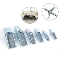 아이볼트 앙카 고리 링 아이너트 스텐 서스 철 M4 M5 M6 M8 M10 M12 M16 2-10pcs 금속 스프 토글 앵커 m4-m10 석고 보드 벽 캐비티 고정 볼트, m6 5개