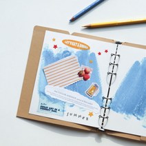 A6 WIDE 6공 - 아크릴 페인팅 리필 속지