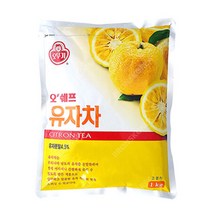 오뚜기 오쉐프 유자차 1kg 1개 자판기용 율무차 유자가루, 상세페이지 참조, 상세페이지 참조, 상세페이지 참조
