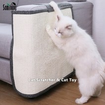 나무위의고양이 캣타워 스크레처 캣워커 선반 고양이 긁는 도구 소파 보호 가구 자연 사이잘삼 긁는 포스트 패드 고양이 장난감 패드 회색 애완 동물 용품 빠른 배달, style2- 갈색-왼쪽