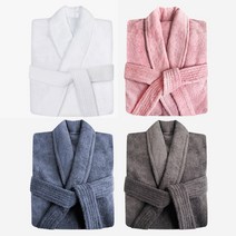 송월타월 프리미엄 호텔가운 목욕 샤워가운, M, 인디블루
