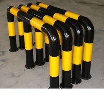 안전 가드 레일 소화전 보호 스틸 볼라드 U형 스틸, U자형 76X600X500X1.2