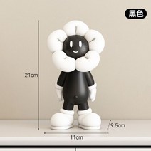 조형물 장식 카페 마당 인테리어 호텔 유행 실내 데스크탑 장식품 그림 입상 조각 홈 거실 TV 캐비닛 선물, Black