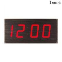 국산 루나리스 초대형 벽시계 FM수신 빅타임 LED 벽걸이 전자 시계 73cm, FM수신 빅타임[레드 LED]
