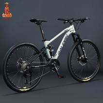 풀샥 MTV자전거 xc MTB 롤리 소프트 테일 산악 자전거 다운힐 더블 댐핑 자갈 크로스 컨트리 더트 바이크 26 인치 29, [03] 29 inch, [02] 27, [05] white