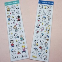 카미오재팬 마이콜렉트 스누피 스티커(st188) 스누피와친구들, 1개, 단품