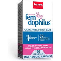 Jarrow Fem Dophilus 자로우 포뮬러스 여성 락토필듀오 프로바이오틱스 질유산균, 60정 (2개월분 상온보관)