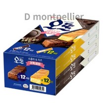 오리온 오뜨 과자케이크 세트 쇼콜라 6p x 2 + 치즈 6p x 2, 2종 (쇼콜라 2p) + 2종 (치즈2p), 3개