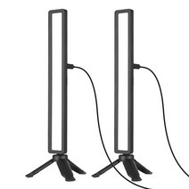 Andoer andoer 2pcs 컴퓨터 노트북 모니터 라이트 바 화상 회의 조명 화면 램프 필 USB 전원 3 색 온도 Dimmable 회의에 대 한 미니 삼각대 클램프 원격 작업 라이브 스트리밍 vlogging 사진, 1개