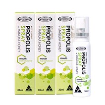 호주 마더네스트 프로폴리스 마누카꿀 스프레이 30ml 3병세트 PROPOLIS 플로폴리스 면역력 알지알지몰 1개 세트