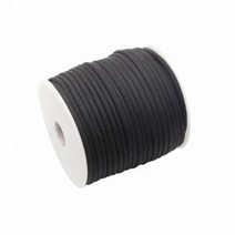 CAMPINGSKY PARACORD 550 4MM 로프 100FT PARACORD SURVIVAL 낙하산 줄 끈 로프 등산 캠핑 생존 장비 키트, 16 블랙