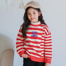 아이러브제이(백화점) [아이러브제이] 레츠고 스트라이프 맨투맨 티 JRWTO21