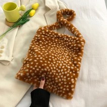 호피무늬가방 호피 레오파드 가방 용 러브 하트 프린트 2021 소프트 플러시 백 316