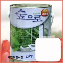 kcc페인트 숲으로 se 친환경 내부용 3.78L, 백색