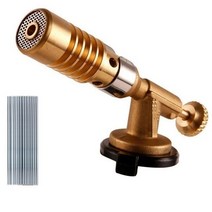 전문 유리커터 핫가스 버너 용접 토치 블로우토치 구리 고온 황동 Mapp 브레이징 납땜 수직, 01 As Shown