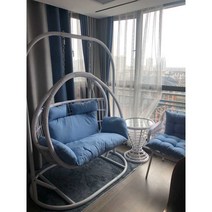 공중의자 행잉체어, 블랙 싱글  + 테이블