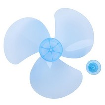 내구성 PP 플라스틱 팬 블레이드 가정용 테이블 패너 액세서리 이동식 12/16 인치 3/5 잎 쿨러 교체, Sky Blue 12 Inch