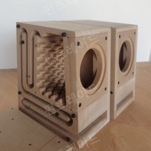 3인치 4인치 풀레인지 스피커 미로형 DIY 인클로저 스피커통, 3인치 한조