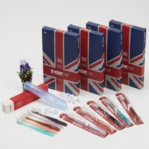 켄트 켄트 시즌2 크리스탈 콤팩트 초극세모 칫솔 20P+칫솔케이스 1개(블루/투명 중 랜덤)+켄트쇼핑백 1개, 단일옵션
