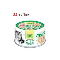 먀우먀우 토비키리캔 치어+닭가슴살 60g 24개