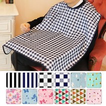 C1L68atz 어른턱받이 묶는타입 리본형 어르신성인턱받이방수어른노인환자식사음식앞치마 쏙먼쒸+gml4n 패턴선택네임택있음, 1개, 리본형-백곰(그레이)