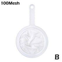 두유기 울트라 파인 나일론 메쉬 스트레이너 체 필터 스푼 분리 그물 주방 두유 커피 우유 꿀 요구르트 주, 02 100Mesh