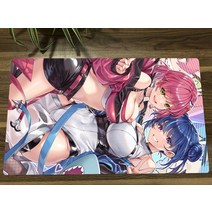 유희왕플레이매트 YuGiOh커스텀 플레이 매트 이블 트윈 키시길 amp 릴라 TCG CCG 트레이딩 카드 마우스 패드 테이블 데스크 60x35cm, [01] 350x600x2mm