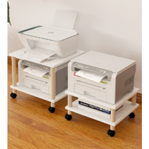 이동식 프린터 받침대 거치대 서랍장 프린트 다이 테이블 선반 확장 사무용, 39x44x37.7cm