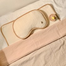 [개달당]댕나잇 누빔침구 2종 SET _ 강아지패드 강아지베개 고양이패드 고양이베개 강아지집 고양이집, 옐로우