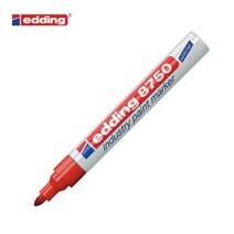 에딩e-8750 페인트마카 인더스트리 2-4mm 산업용마카 흑색 청색 적색 백색 녹색, 적색(S507053)