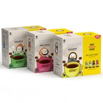 맥널티 펭수x아이브루 플러스 공정무역 블랙커피 100개입(오리지널 스테비아 헤이즐넛향), (펭수피규어기획상품)헤이즐넛향 블랙커피100개입