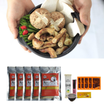 스팀초벌 소곱창 구이1kg(소스포함5팩)스페셜세트 + 참소스5개 콩고물 핑크솔트 참기름 증정