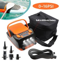 플러그 풍선 공기 펌프 밸브 어댑터 보트 패들 보드 용 배터리 내장, US Plug