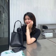 유레타 악어가죽 스퀘어 미니 가방 토트백 핸드백 9356-7