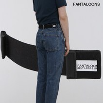 판탈롱 백벨트 모노 블랙색상 38mm