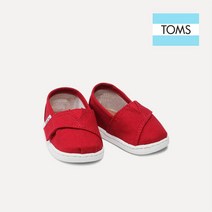 탐스 [공식] 키즈 알파가타 벨크로 슬립온 Red