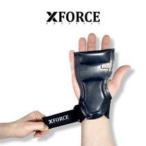 WSF 헬스 레드라인 손목 보호대 그립 리프팅 서포트 스트랩 파워 리 웨이트 테이핑 쉬크, 블랙 [한 쌍] / 우체국 택배 +3000