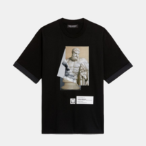 닐바렛 22SS 닐바렛X허미티지 헤라클레스 블랙 티셔츠 BJT061SS 540S 1874