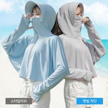 여름작업 햇빛가림 농사 농부 햇볕가리개 모자 전신 일체형 후드형햇빛가리개