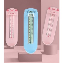 하라미마켓 귀여운 발사이즈 측정기 재기 키즈 자 발길이측정 어린이 유아발측정, 핑크