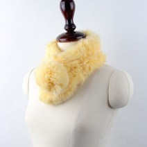 리얼 FUR 토끼털 머플러 21 번 목도리 모피 스카프 에스 씨 코리아