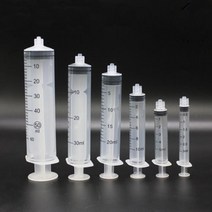 바늘없는 루어락 주사기 과학 실험 교구 도구 학습 창의 연구 관찰 교재 탐구 돌봄 수업 실습, 20ml