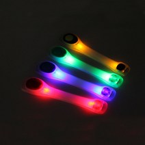 카르쉐 야간 안전 밴드 LED 라이트 런닝 조깅 자전거 등산 스포츠 야광, 01-블루