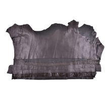 룽고가죽 100%천연가죽 양가죽 반마리 총7장-가죽원단 자투리 가죽공예 의류부자재 소품제작 리폼원단, 블랙계열